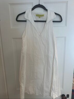 Meredith Banzhoff 100% Cotton White Poplin Tennis Swing Dress